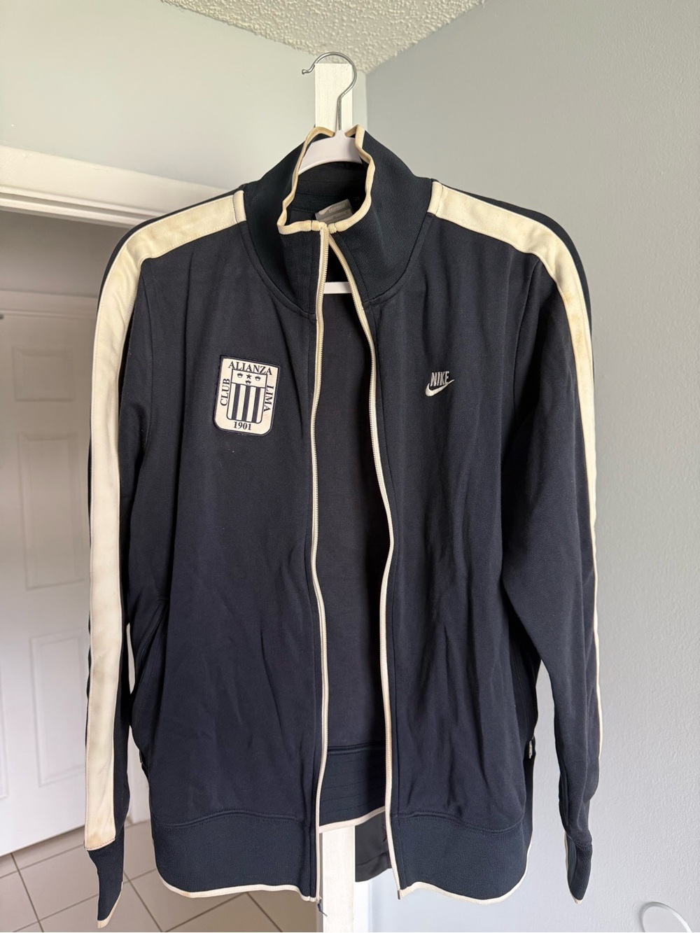 Nike Alianza Lima Navy Track Jacket size Large